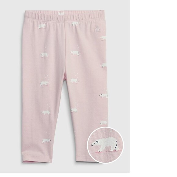 GAP Baby Organic Cotton Mix and Match Printed Bodysuit and Leggings 2-Piece 3-6M - Picture 2 of 8